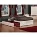 AFI Concord Wood King Platform Bed with Twin XL Trundle