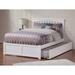 AFI Mission King Platform Bed with Footboard and Twin XL Trundle