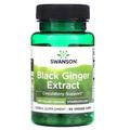 Swanson Black Ginger Extract, 100mg - 30 vcaps, Natürliches Ingwerextrakt für Vitalität & Wohlbefinden