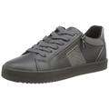 Geox Women's D Blomiee E Sneaker, Dark Grey, 6 UK