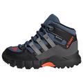 adidas Unisex Baby Terrex Mid Gore-TEX Hiking Sneaker, Wonder Steel/Grey Three/Impact Orange, 9.5 UK Child