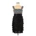 R&M Richards Casual Dress: Black Dresses - Women's Size 8 Petite