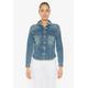 Jeansjacke LE TEMPS DES CERISES Gr. L, blau Damen Jacken Jeansjacke Jeansjacken