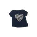 Baby Gap Short Sleeve T-Shirt: Blue Floral Tops - Size 6-12 Month