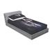 East Urban Home Astronaut in Outer Space Stardust Nebula in Milky Way Cosmonaut Apollo Sheet Set Microfiber/Polyester | Twin | Wayfair