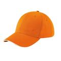 Women's Yellow / Orange Organic Cotton Baseball Hat-Orange Kokoro Organics
