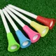 20/30 PCS/Pack Kunststoff Golf Tees Multi Farbe 83mm Durable Gummi Kissen Top Golf Ball Halter Golf