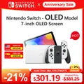 Nintendo Switch oled Spiele konsole Version weiß neonblau und rot Joy Con Set mit 7 Zoll oled