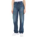 Tommy Hilfiger Damen Jeans Relaxed Straight High Waist, Blau (Sau), 25W / 32L