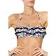 goldenpoint Bikini Damen Badeanzug Bandeau-BH Island Resort, Farbe Mehrfarbig, Größe 85