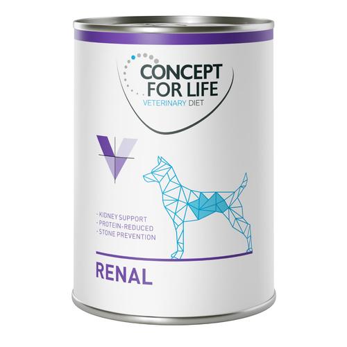 6 x 400 g Renal Concept for Life Veterinary Diet Hundefutter nass