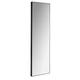 Style & Casa Modern Polished Full Length Mirrors | Wooden-Framed | 120x40 cm, Black Mirror | Wall Mirror | Long Mirror | Large Mirror | Hallway Mirror | Bedroom Wardrobes | Bathroom Mirror