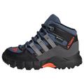 adidas Unisex Baby Terrex Mid Gore-TEX Hiking Sneaker, Wonder Steel/Grey Three/Impact Orange, 7 UK Child