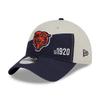 Men's New Era Cream/Navy Chicago Bears 2023 Sideline Historic 9TWENTY Adjustable Hat