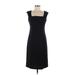 Onyx Nite Casual Dress - Shift: Black Solid Dresses - Women's Size 6