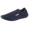 Barfußschuh LEGUANO "SCIO", Damen, Gr. 45, blau (dunkelblau), Textil, sportlich, Schuhe Barfußschuh, Slipper, Freizeitschuh, Bequemschuh mit seitlichem Logo-Emblem