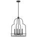 Savoy House Essentials Diplomat 20" Wide Matte Black 4-Light Pendant