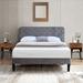 Corrigan Studio® Boncile Steel Platform 3 Piece Bedroom Set Upholstered/Metal in Brown | 47 H x 60 W x 81.3 D in | Wayfair