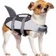 Gilet de Sauvetage pour Chien Requin, Gilet de Flottation avec Poignée et Réfléchissant pour Petit