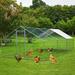 Tucker Murphy Pet™ Chicken Coop Walk in Poultry Cage w/ Waterproof & Anti-Ultraviolet Cover for Outdoor Metal | Wayfair