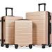 3 Piece Luggage Sets Hard Case Expandable Checked Luggage Suitcase Set