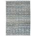 Shahbanu Rugs Gray Moroccan Berber Influence Design with Stripes Design Natural Dyes Pure Wool Hand Knotted Rug (9'2" x 12'6")