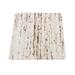 Shahbanu Rugs Ivory, Modern Minimalist Design, Pure Wool, Hand Knotted, Sample Fragment, Square Oriental Rug (1'8" x 1'8")