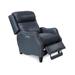 Dual Power Motion Recliner, Full Genuine Leather Home Theater Leisure Seating with Built-In USB and Type C Chargers