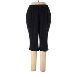 Lands' End Sweatpants - High Rise: Black Activewear - Women's Size Large