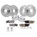 2006-2011 Ford Fusion Front and Rear Brake Pad Rotor and Caliper Set - Detroit Axle