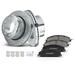 2009-2010 Dodge Ram 2500 Rear Brake Pad and Rotor Kit - Autopart Premium