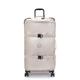 Kipling Spontaneous L, Large 4-Wheeled 360° Suitcase with Elastic Straps, TSA Lock, 78 cm, 101 L, Metallic Glow