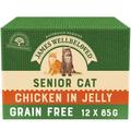 48x85g Senior Chicken in Jelly James Wellbeloved Wet Cat Food