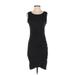 Leith Casual Dress - Sheath: Black Solid Dresses - Women's Size Small