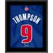 Ausar Thompson Detroit Pistons 10.5" x 13" #9 Blue Jersey Sublimated Plaque