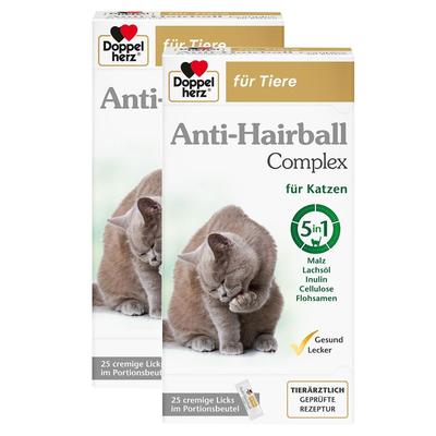 Doppelherz Anti-Haarball Complex für Katzen Doppelpack 2x25x10 ml Paste Image
