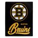 The Northwest Group Boston Bruins 50" x 60" Signature Raschel Plush Throw Blanket