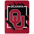The Northwest Group Oklahoma Sooners 46" x 60" Dimensional Micro Raschel Plush Throw Blanket