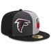 Men's New Era Gray/Black Atlanta Falcons 2023 Sideline 59FIFTY Fitted Hat