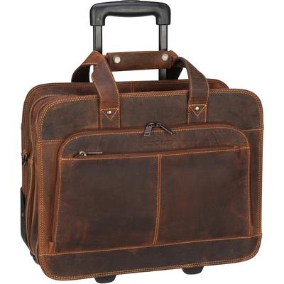 Greenburry Pilotenkoffer Vintage Sattelbraun Braun Herren Image