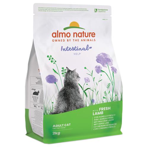 Sparpaket: 2x2kg Almo Nature Intestinal Help Lamm Katzenfutter trocken