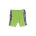 Tuga Board Shorts: Green Bottoms - Kids Girl's Size 4