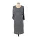 Lauren by Ralph Lauren Casual Dress - Shift: Black Fair Isle Dresses - Women's Size Small