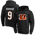 Men's Fanatics Branded Joe Burrow Black Cincinnati Bengals Big & Tall Fleece Name Number Pullover Hoodie