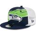 Men's New Era College Navy Seattle Seahawks Tear Trucker 9FIFTY Snapback Hat