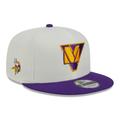 Men's New Era Cream/Purple Minnesota Vikings City Originals 9FIFTY Snapback Hat