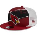 Men's New Era Cardinal Arizona Cardinals Tear Trucker 9FIFTY Snapback Hat