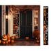 The Holiday Aisle® Allexus Wood Wall Mounted Outdoor Halloween Decoration Wood in Brown | 72 H x 9.5 W x 1 D in | Wayfair