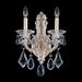 Schonbek La Scala Collection 2-Light Crystal Wall Sconce