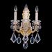 Schonbek La Scala Collection 3-Light Crystal Wall Sconce